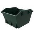 Mini-benne de 2 mètres cubes à levage par chaîne - Verte