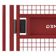 Steel Site Worker Gate with Digital Locking System