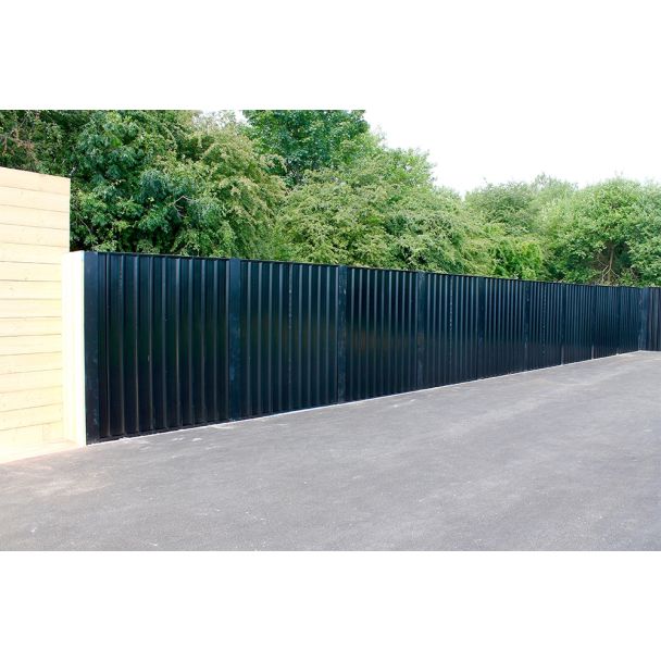 Black Steel Wall panels from Hermeq.