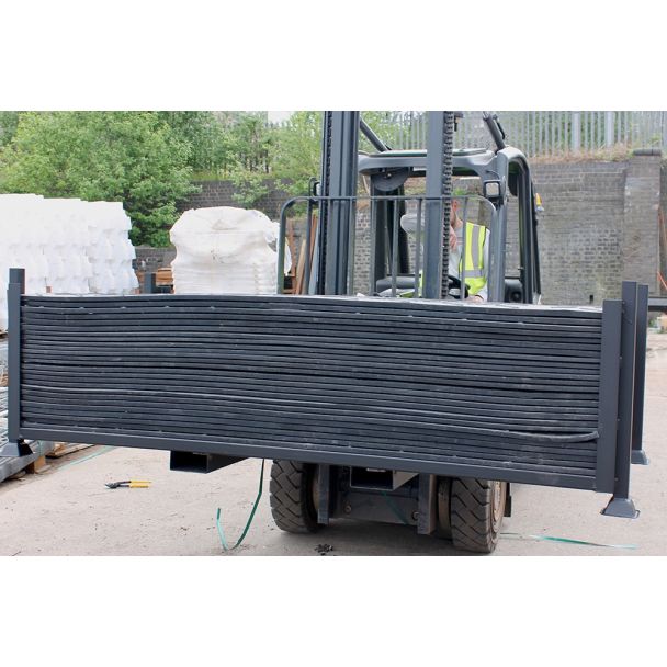 Forktruck Holdling Stillages with Ground Mats
