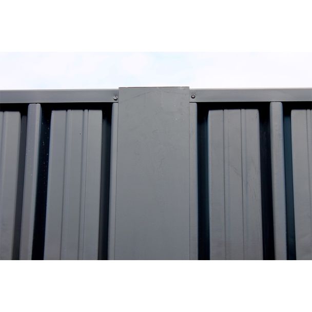 Silver Steel Wall panels from Hermeq.
