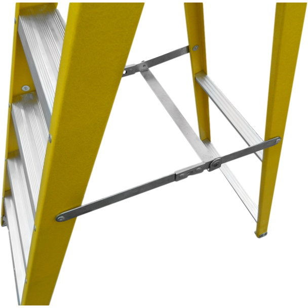 Fibreglass Platform Steps close up.