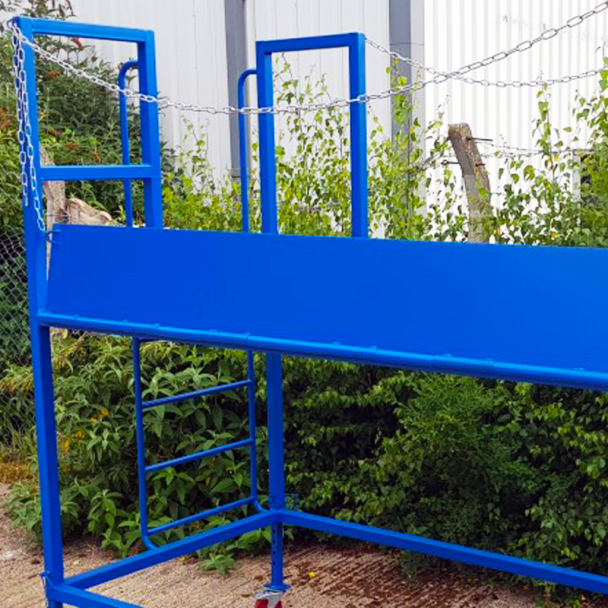 Simple Platform With Rungs Folding Bridge Plate