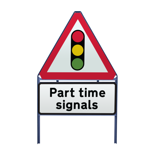 Traffic ahead sign