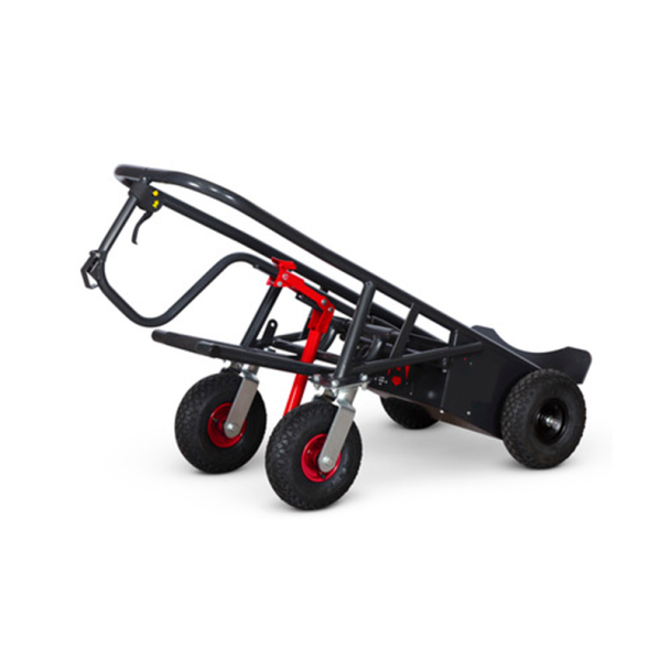 Cart side back view