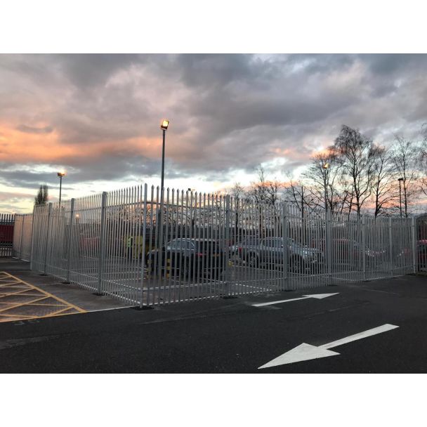 Palisade Galvanised Fencing