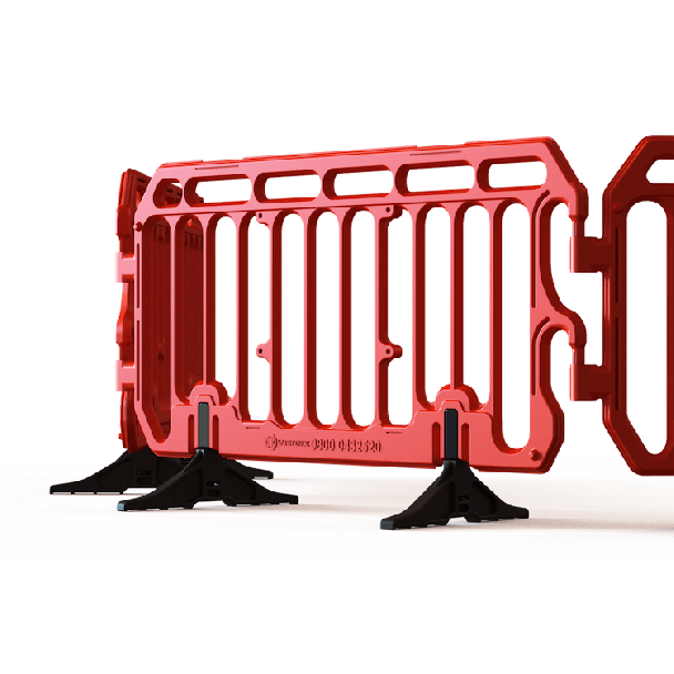 Plastic Ped Barrier