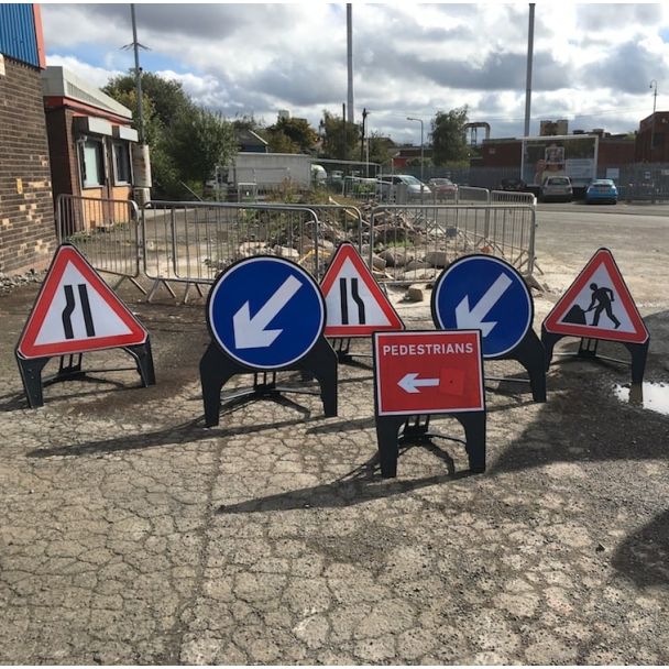 Road Works sign