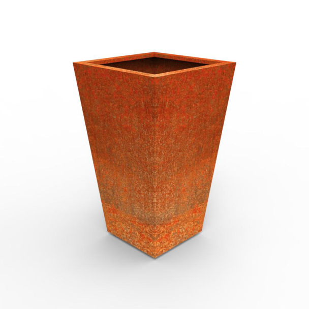 Rustic Tall Tapered Planter