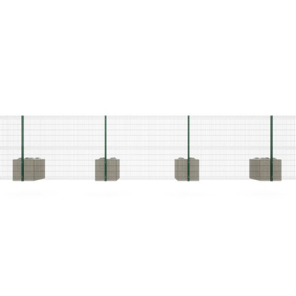 On Ground Mesh Block Fencing