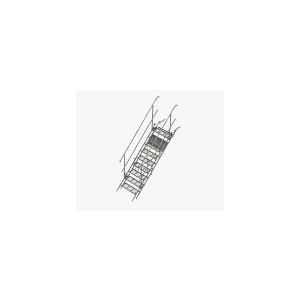 Modular Steel Stairway
