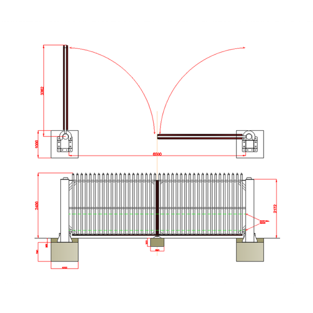 automatic swing gate
