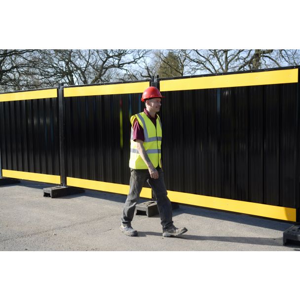 Temp Steel Hoarding