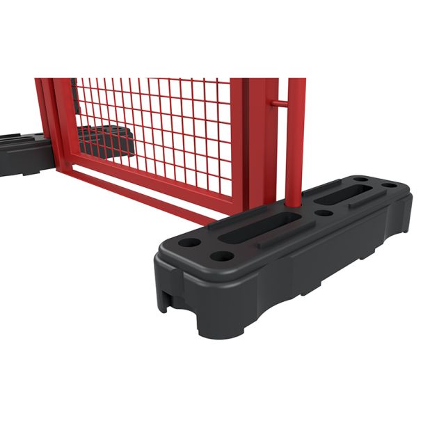DigiNox Pedestrian Gate with Rubber Block Fence Feet
