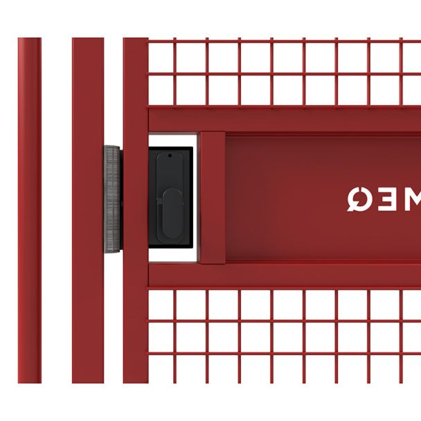 Steel Site Worker Gate with Digital Locking System