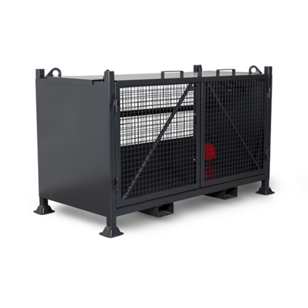 forklift crate side view