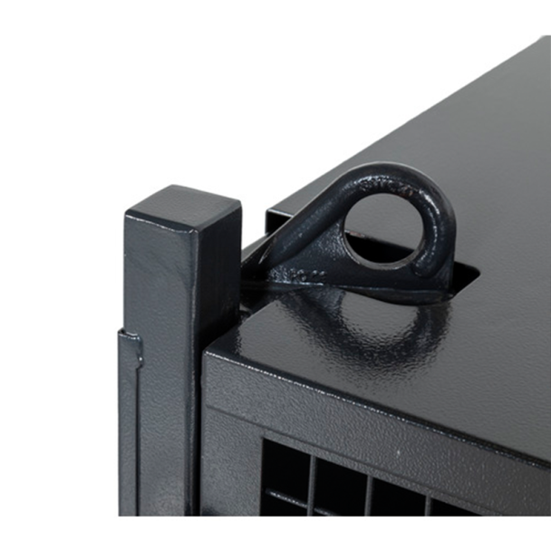 forklift crate crane hook