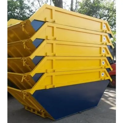 Benne 6 m³ à porte frontale