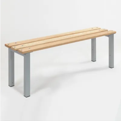 Banc de Vestiaire en Bois et Acier Banc de Vestiaire en Bois et Acier