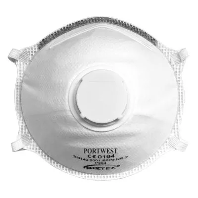 Masque respiratoire FFP3 avec valve (lot de 10)