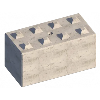 Blocs de béton haute résistance emboîtables