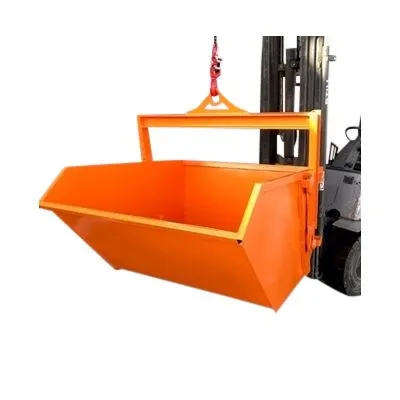 Benne auto-basculante pour Chariot élévateur   Benne auto-basculante pour Chariot élévateur