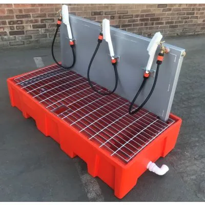 Station de Lavage de Bottes pour Chantier