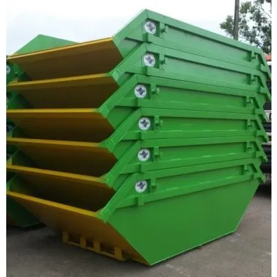 Benne de chantier 4,5 m³ – Levage par chaînes Benne de chantier 4,5 m³ – Levage par chaînes