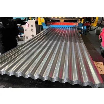 Tôle ondulée en acier galvanisé pour couverture métallique