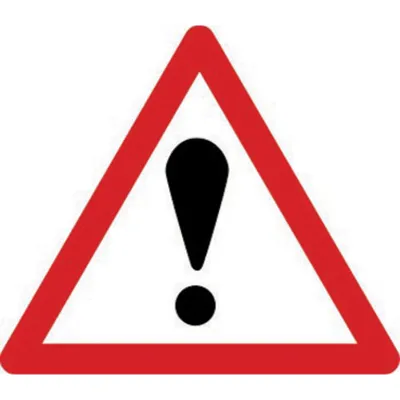 Panneau de Signalisation - Danger Devant