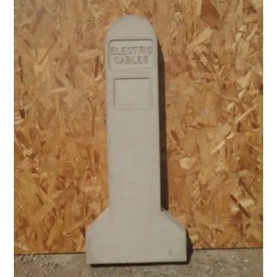 Poteau de balisage en béton pour câbles électriques Poteau de balisage en béton pour câbles électriques