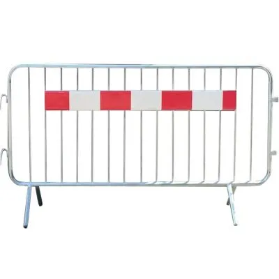 Barrière Vauban haute visibilité - Pied fixe