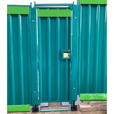 Portillon piéton autonome pour chantier Portillon piéton autonome pour chantier