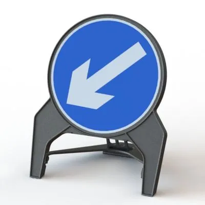 Panneau de Signalisation 'Restez à Gauche' Panneau de Signalisation 'Restez à Gauche'
