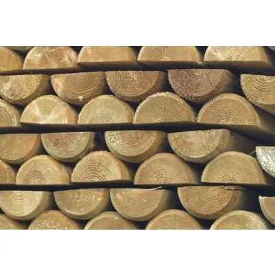 Piquets Demi-Ronds en Bois Piquets Demi-Ronds en Bois
