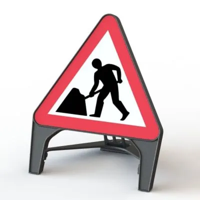 Panneau de Signalisation 'Hommes au Travail' Panneau de Signalisation 'Hommes au Travail'