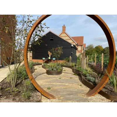 Anneau Moongate en Acier Corten Anneau Moongate en Acier Corten