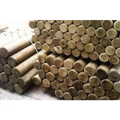 Poteaux Ronds en Bois Usinés Poteaux Ronds en Bois Usinés