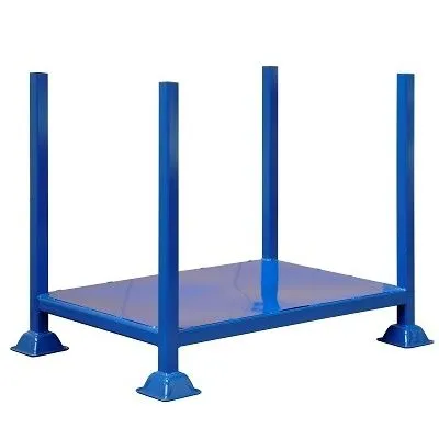 Palette à poteaux avec base solide