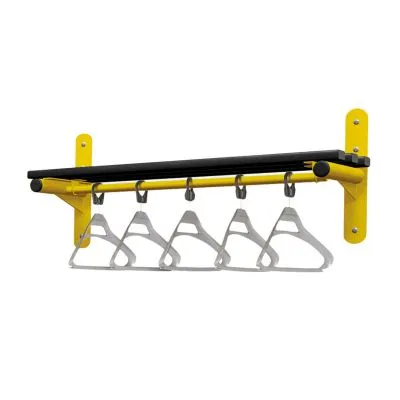 Étagère et Rail Mural pour Vestiaire Étagère et Rail Mural pour Vestiaire