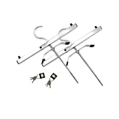 Pinces de galerie de toit avec cadenas