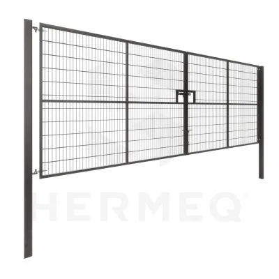 Portail de Chantier Grillagé à Double Battant Portail de Chantier Grillagé à Double Battant