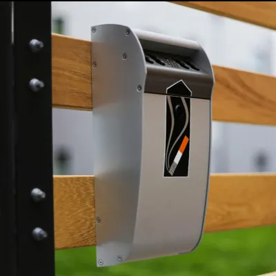 Bac à Cigarettes Mural en Acier Bac à Cigarettes Mural en Acier