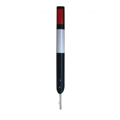 Poteau de bordure auto-redressable