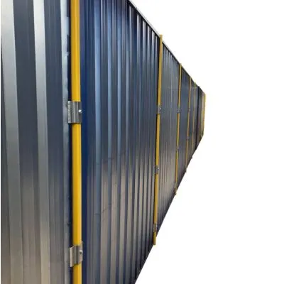 Poteau intermédiaire en acier pour palissade Poteau intermédiaire en acier pour palissade