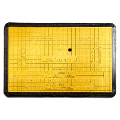 Plaque de Couverture de Tranchée pour Allée - LowPro 15/10 Plaque de Couverture de Tranchée pour Allée - LowPro 15/10