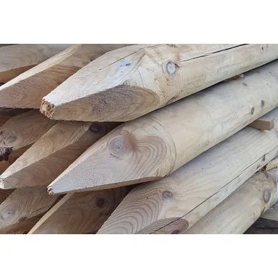 Poteaux de soutien pour clôture anti-érosion