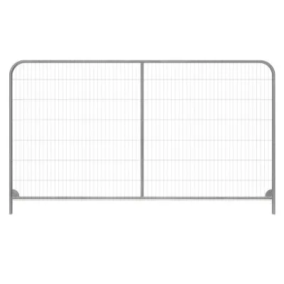 Panneau de Clôture Temporaire avec Barre Centrale Panneau de Clôture Temporaire avec Barre Centrale