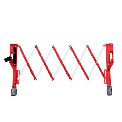 Barrière de Sécurité Extensible Rouge et Blanche