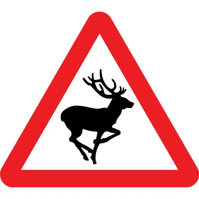 Panneau de Signalisation pour Animaux Sauvages Panneau de Signalisation pour Animaux Sauvages